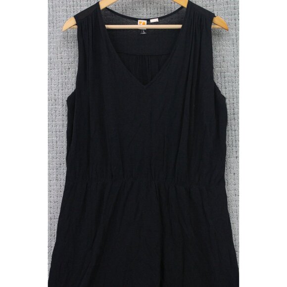 Boss Orange By Hugo Boss Dress Womens Large L Black Solid Sleeveless Designer - Picture 2 of 8